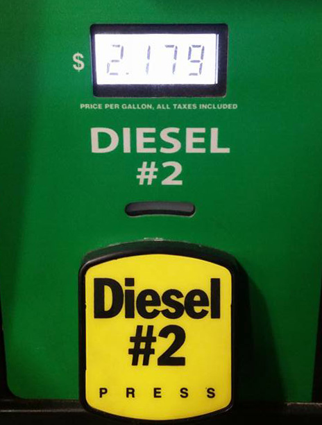 diesel lowest prices